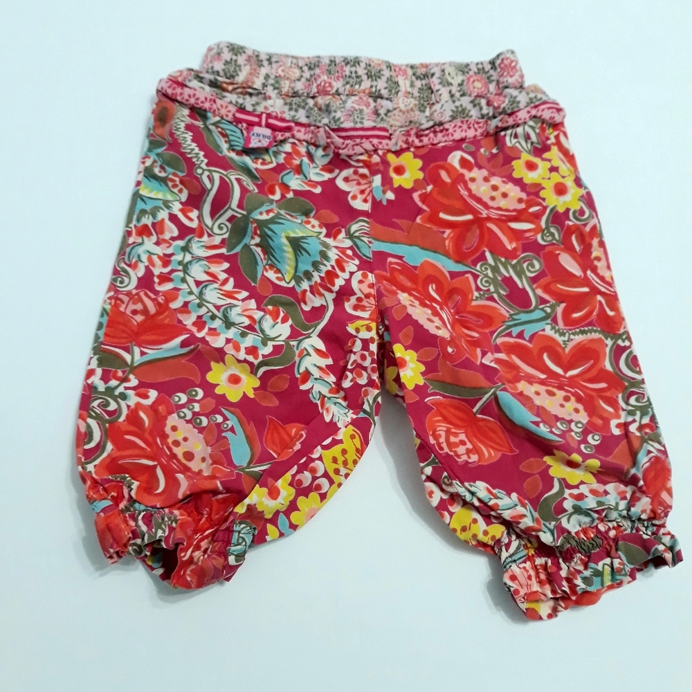 Oilily Baby Girl Floral Pants size 74 (US 9-12)